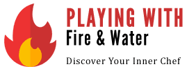 PlayingWithFireAndWater Logo - White