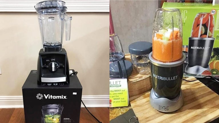 Vitamix A2500 vs Nutribullet: Blenders With Different Sizes