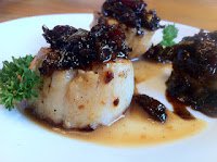 Scallops with Maple Bacon Relish Plate 2