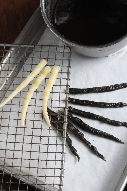 Bamboo: candied black sesame