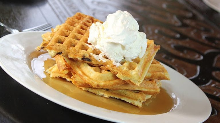 Buttermilk and Chocolate Chip Waffles