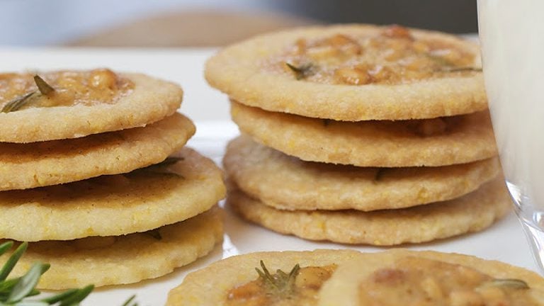 Rosemary-Pine Nut Cookies